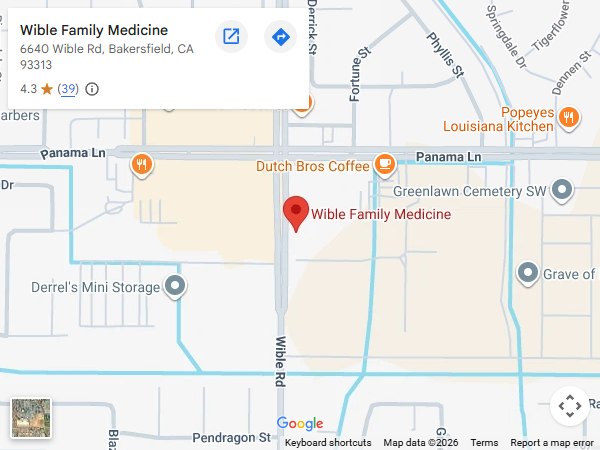 Get Directions to Universal Pediatrics in 6640 Wible Road Bakersfield, CA